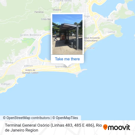 Terminal General Osório (Linhas 483, 485 E 486) map