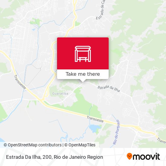 Estrada Da Ilha, 200 map