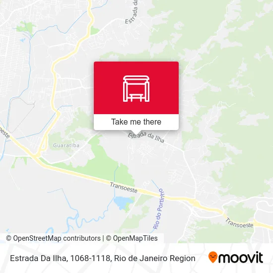 Estrada Da Ilha, 1068-1118 map