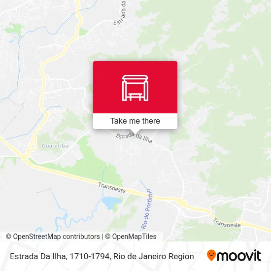 Estrada Da Ilha, 1710-1794 map