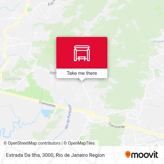 Estrada Da Ilha, 3000 map