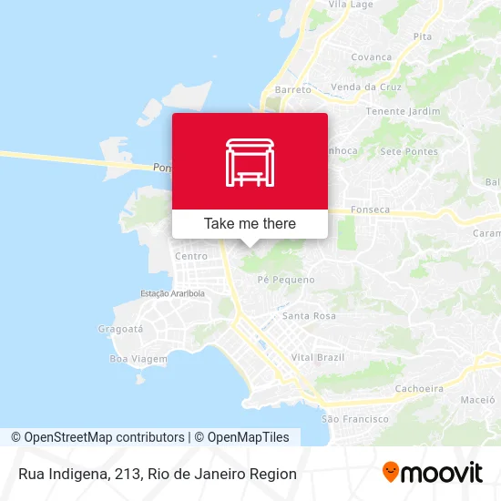 Rua Indigena, 213 map