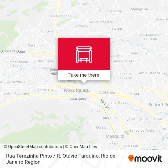 Rua Terezinha Pinto / R. Otávio Tarquino map