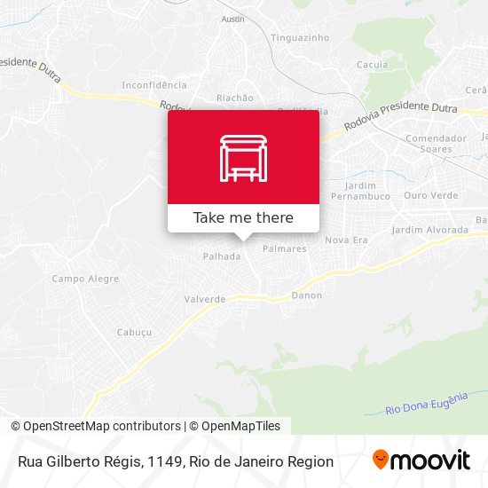 Rua Gilberto Régis, 1149 map