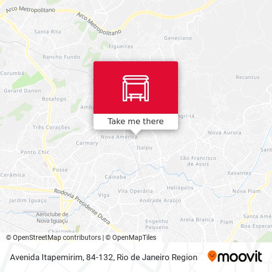 Avenida Itapemirim, 84-132 map
