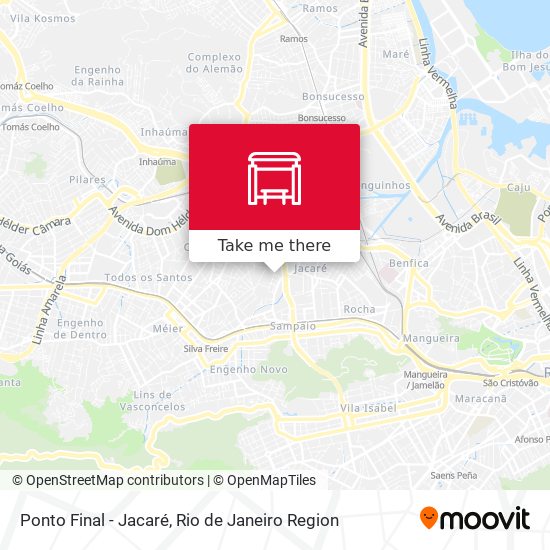 Ponto Final - Jacaré map