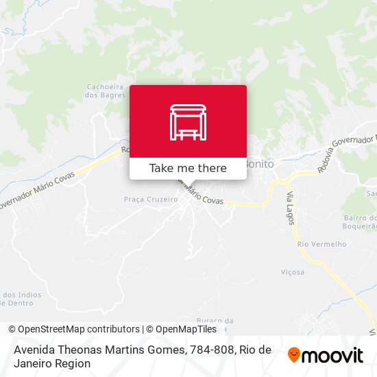 Avenida Theonas Martins Gomes, 784-808 map