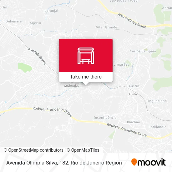 Avenida Olímpia Silva, 182 map