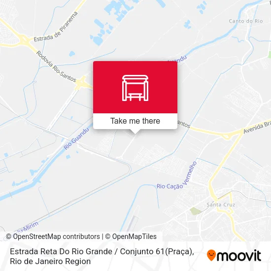 Estrada Reta Do Rio Grande / Conjunto 61(Praça) map