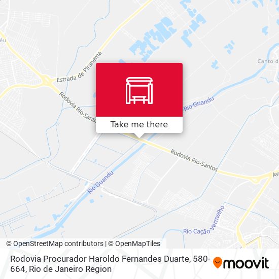 Rodovia Procurador Haroldo Fernandes Duarte, 580-664 map