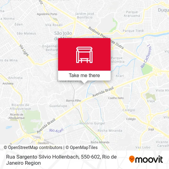 Rua Sargento Silvio Hollenbach, 550-602 map