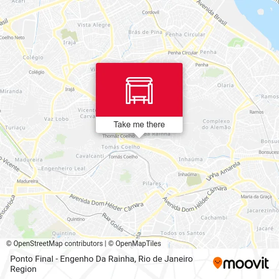 Ponto Final - Engenho Da Rainha map