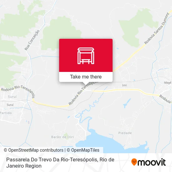 Passarela Do Trevo Da Rio-Teresópolis map