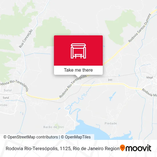 Rodovia Rio-Teresópolis, 1125 map