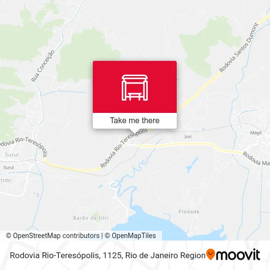 Rodovia Rio-Teresópolis, 1125 map