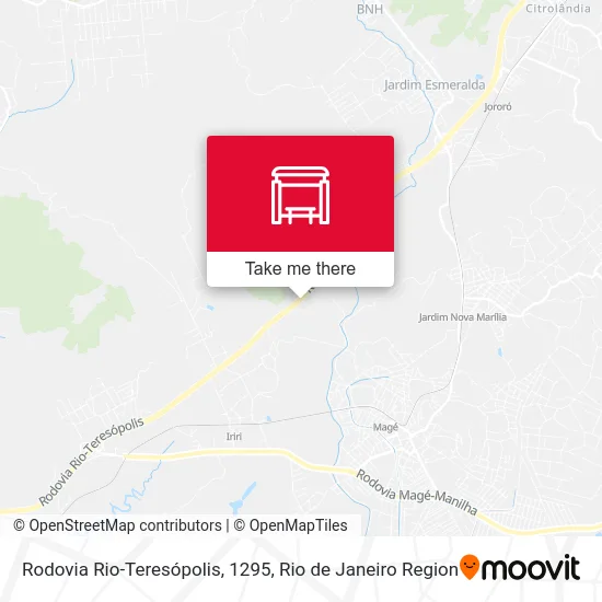 Rodovia Rio-Teresópolis, 1295 map