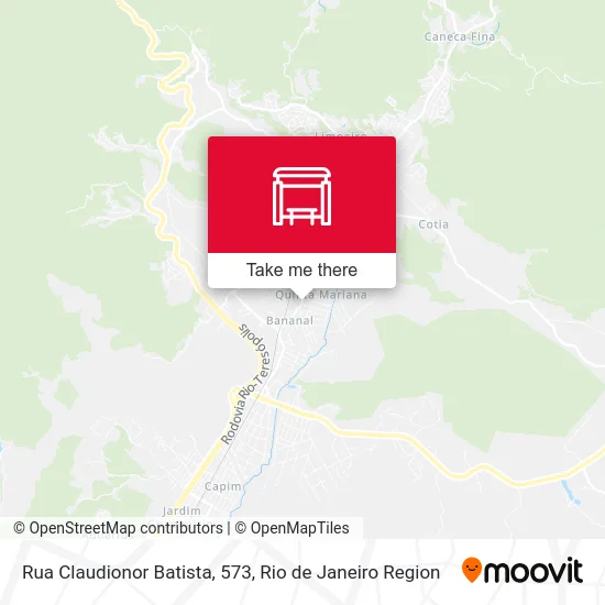 Rua Claudionor Batista, 573 map