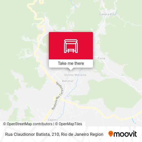 Rua Claudionor Batista, 210 map