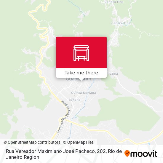 Rua Vereador Maxímiano José Pacheco, 202 map