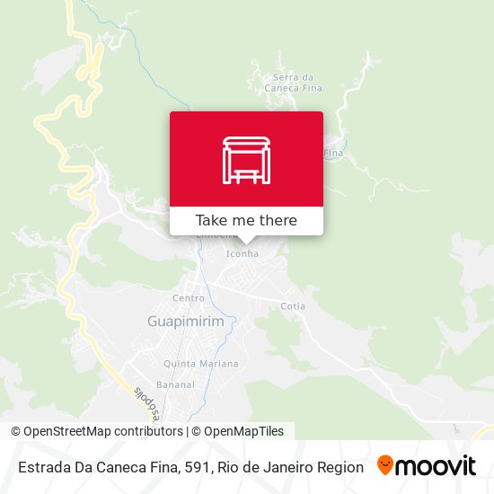Estrada Da Caneca Fina, 591 map