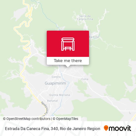 Estrada Da Caneca Fina, 340 map