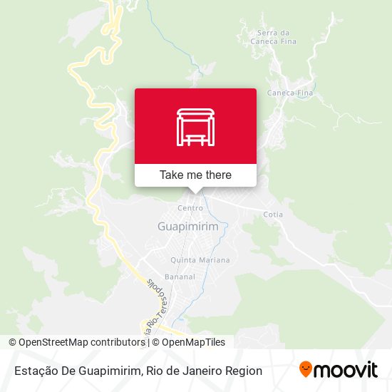 Estação De Guapimirim map