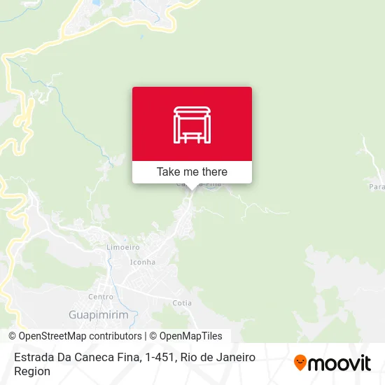 Estrada Da Caneca Fina, 1-451 map