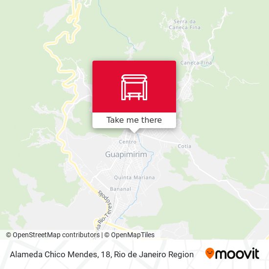 Alameda Chico Mendes, 18 map