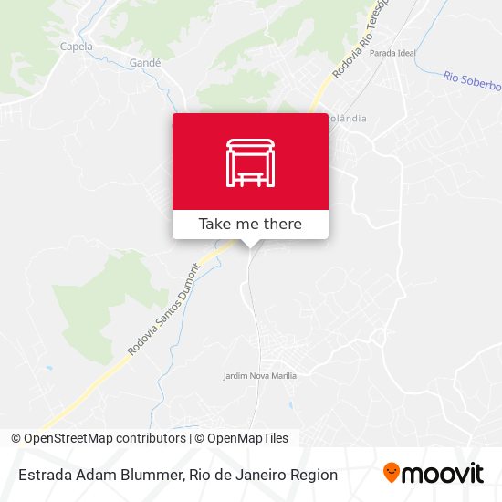 Mapa Estrada Adam Blummer