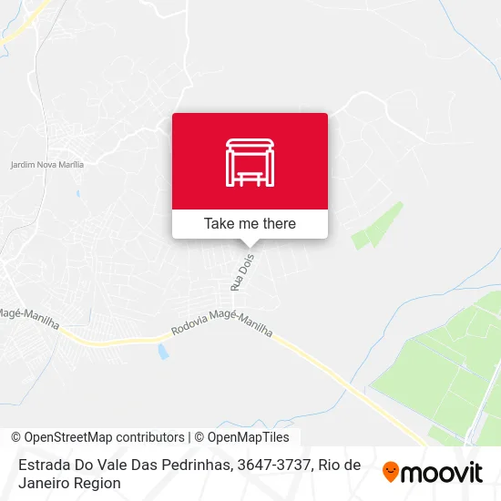 Estrada Do Vale Das Pedrinhas, 3647-3737 map