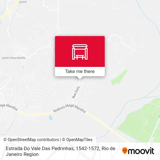 Estrada Do Vale Das Pedrinhas, 1542-1572 map