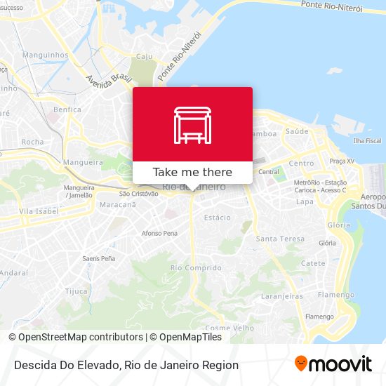 Descida Do Elevado map