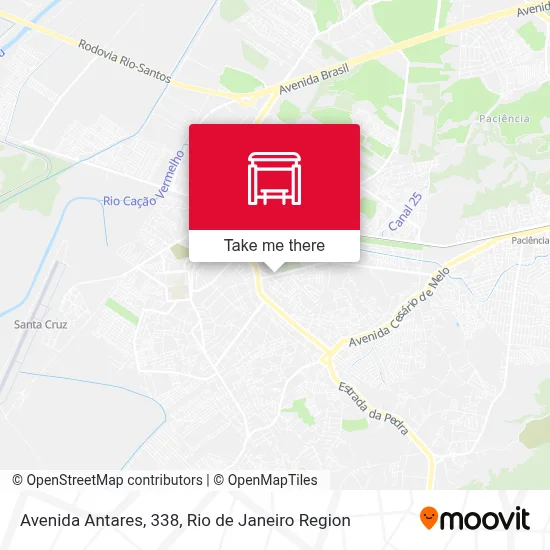 Avenida Antares, 338 map