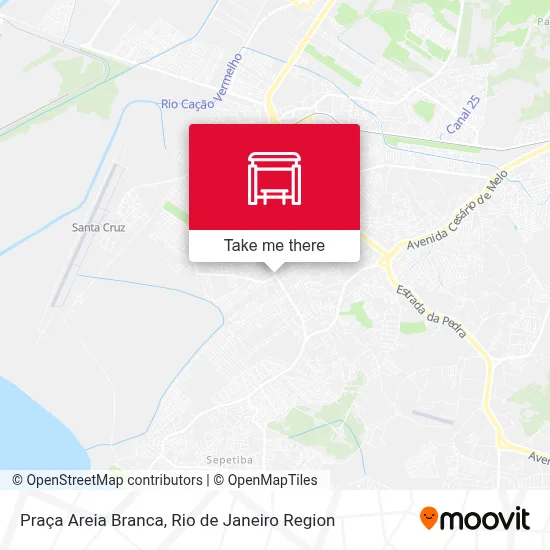 Praça Areia Branca map