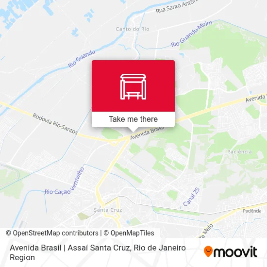 Avenida Brasil | Assaí Santa Cruz map