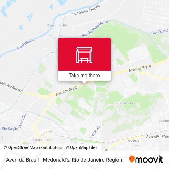 Avenida Brasil | Mcdonald's map