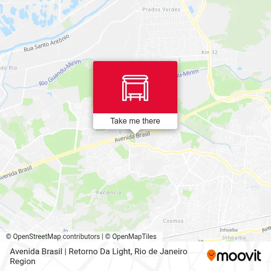 Avenida Brasil | Retorno Da Light map
