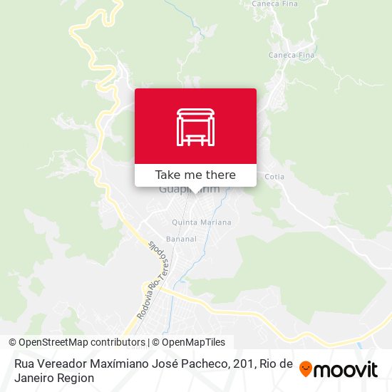 Rua Vereador Maxímiano José Pacheco, 201 map