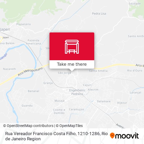 Rua Vereador Francisco Costa Filho, 1210-1286 map