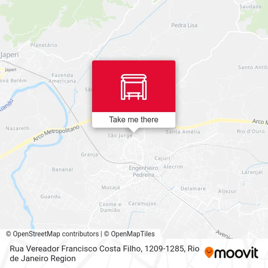 Rua Vereador Francisco Costa Filho, 1209-1285 map