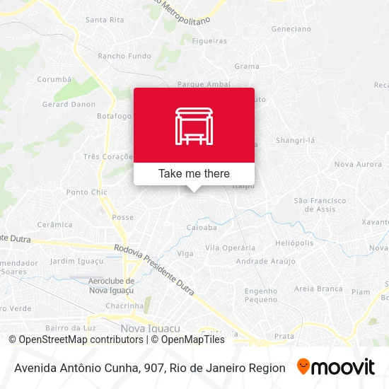 Avenida Antônio Cunha, 907 map