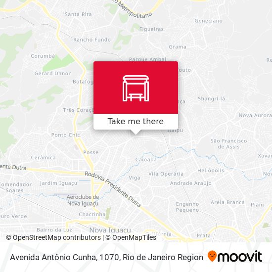 Avenida Antônio Cunha, 1070 map