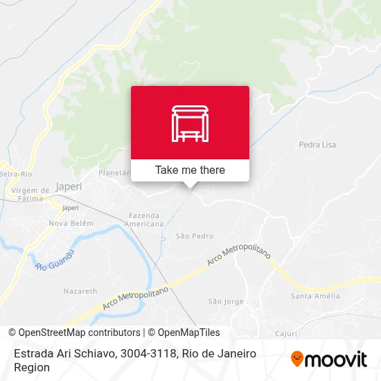 Estrada Ari Schiavo, 3004-3118 map