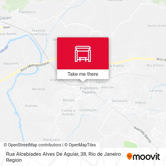 Rua Alcebíades Alves De Aguiar, 38 map
