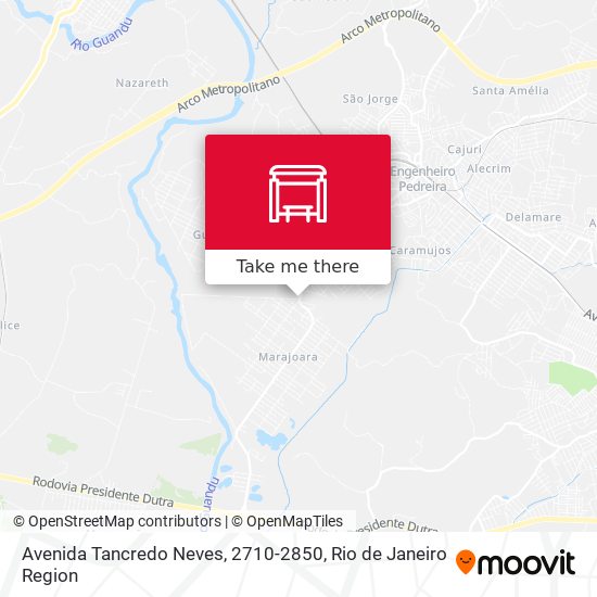 Avenida Tancredo Neves, 2710-2850 map