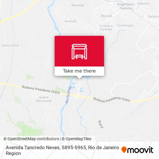 Mapa Avenida Tancredo Neves, 5895-5965