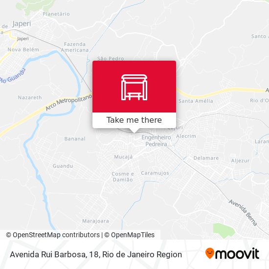 Avenida Rui Barbosa, 18 map