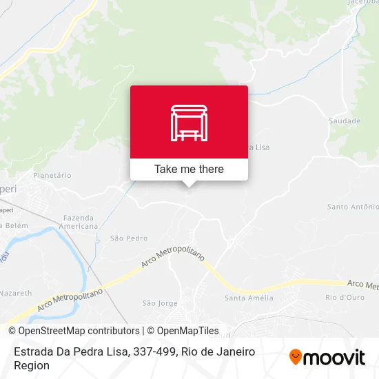 Estrada Da Pedra Lisa, 337-499 map