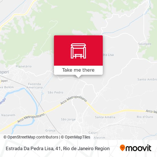 Estrada Da Pedra Lisa, 41 map