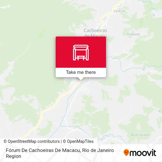 Fórum De Cachoeiras De Macacu map
